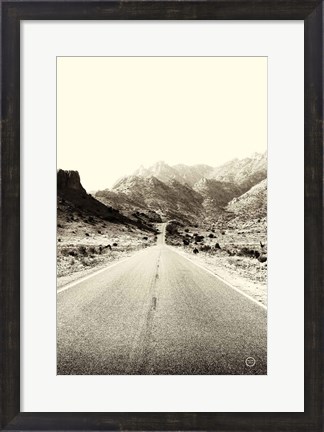 Framed Road to Old West Print