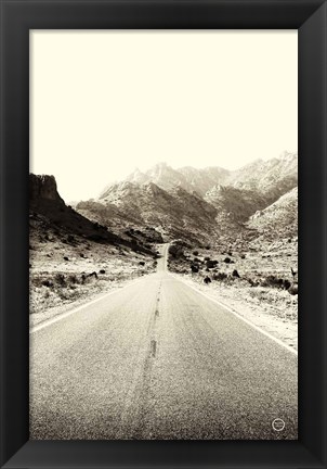 Framed Road to Old West Print