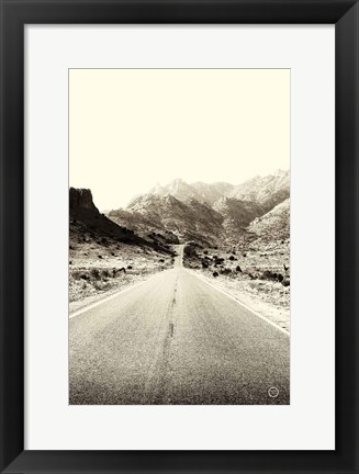 Framed Road to Old West Print