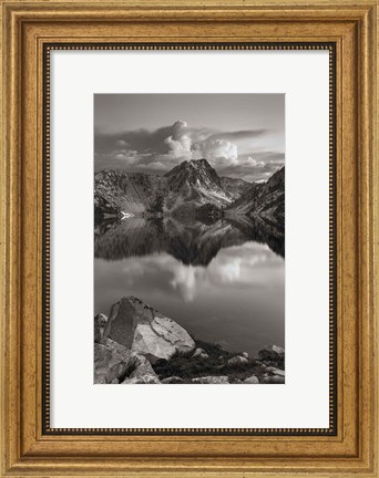 Framed Sawtooth Lake Sawtooth Mountains Idaho Print
