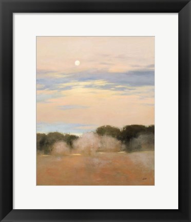 Framed Sienna Fields I Print