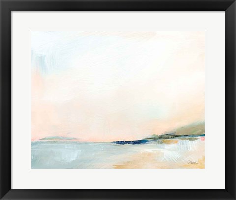 Framed Open Sky Over Water Print