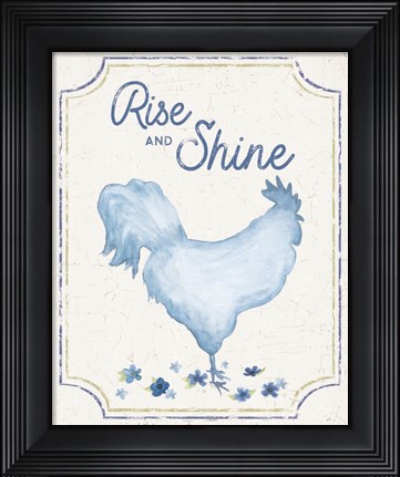 Framed Country Cottage Field XXIII Wash Print