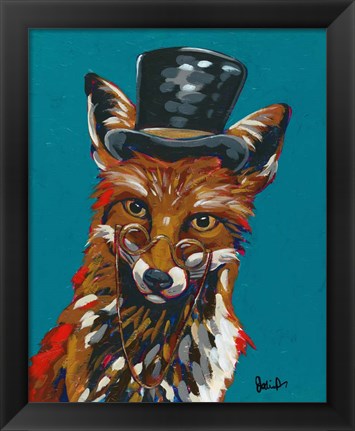 Framed Spy Animals IV-Sly Fox Print