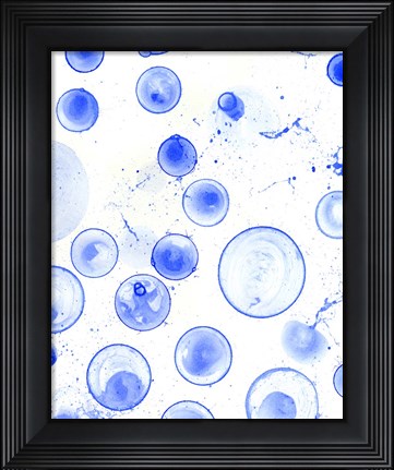Framed Bubble Polkadot I Print