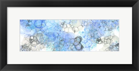 Framed Bubblescape Panel II Print