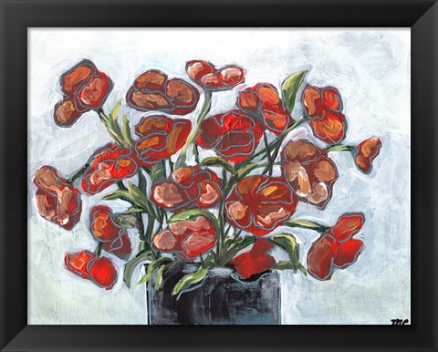 Framed Handpicked Poppies Print