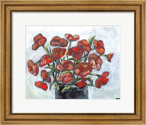 Framed Handpicked Poppies Print