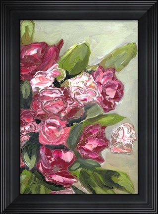 Framed Prettiest Bunch of Flowers portrait II Print