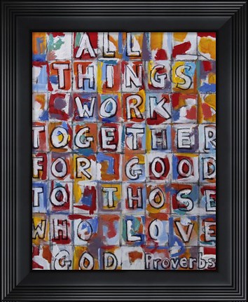 Framed All Things Print