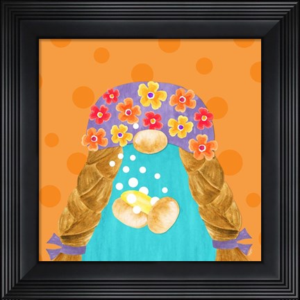 Framed Bathroom Gnomes V Print