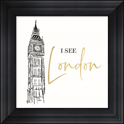 Framed Bath Art V-I See London Print