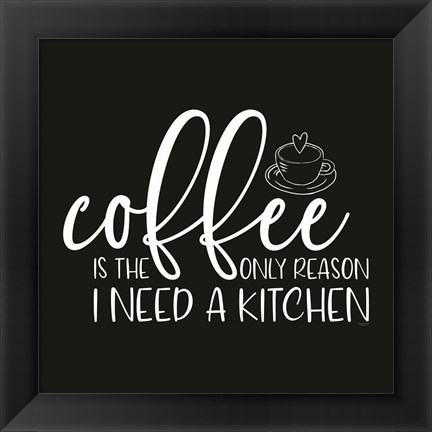 Framed Kitchen Art I-Coffee Print