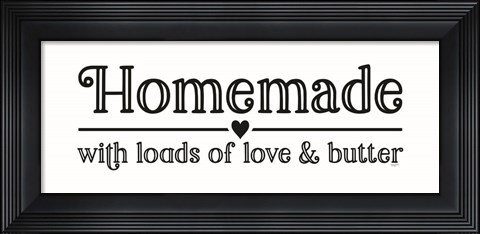 Framed Kitchen Art panel II-Homemade Print
