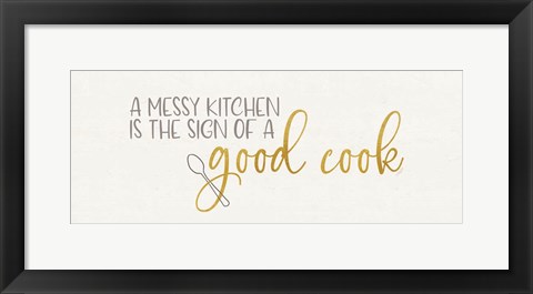 Framed Kitchen Art panel IV-Good Cook Print