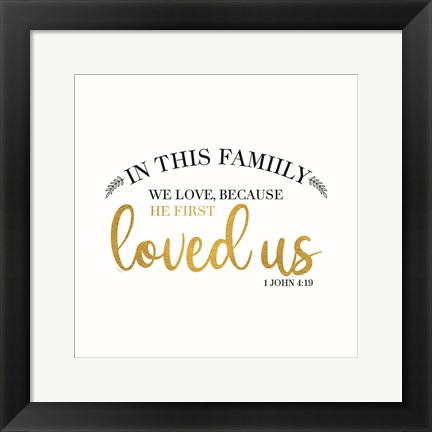 Framed Religious Art III-First Loved Print