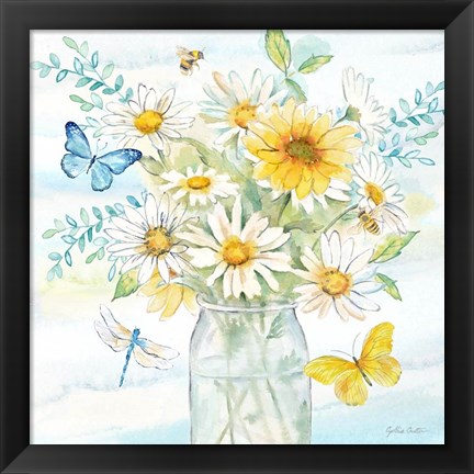 Framed Daisy Days II clean Print