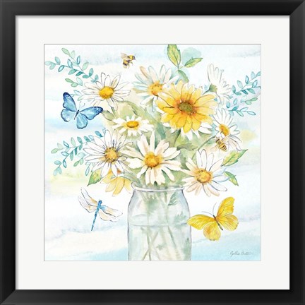 Framed Daisy Days II clean Print