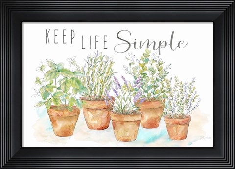 Framed Let it Grow I Print