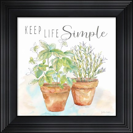 Framed Let it Grow II Print