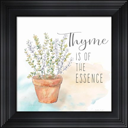 Framed Let it Grow V Print