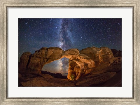 Framed Broken Arch Milky Way Print