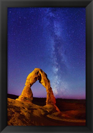 Framed Delicate Arch Stars Print
