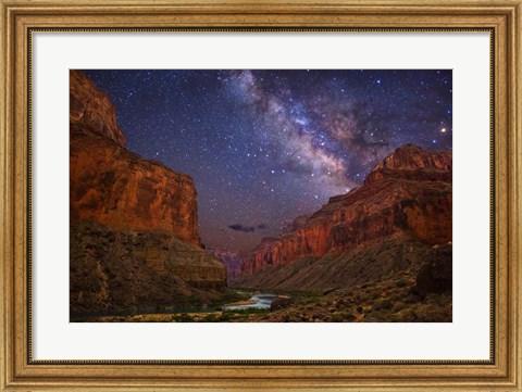 Framed Grand Canyon Stars from Nankoweap Print