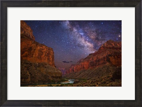 Framed Grand Canyon Stars from Nankoweap Print