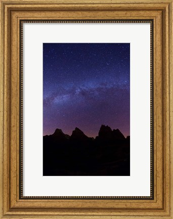 Framed Milky Way over Patriarchs Print