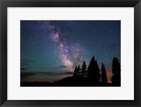 Framed Stars over Signal Mountain Print
