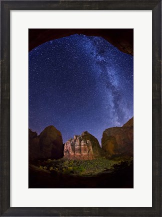 Framed Stars over the Organ Zion Print