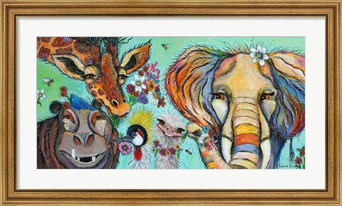Framed Welcome to the Jungle Print
