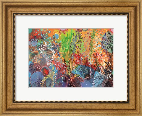 Framed Color Reef Print