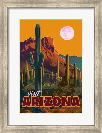 Framed Visit Arizona Print
