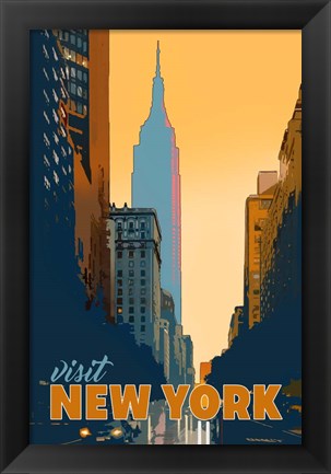 Framed New York Poster Print