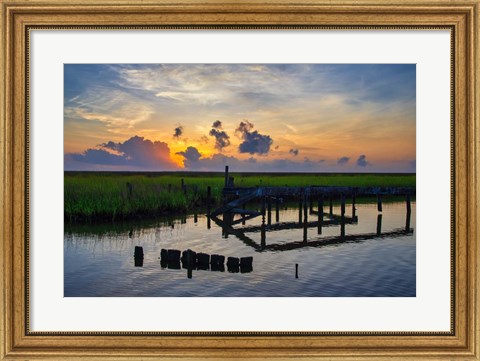 Framed Marsh Sunrise Print