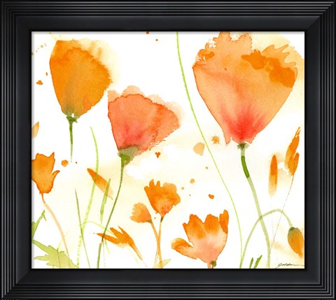 Framed Poppy Moment Print