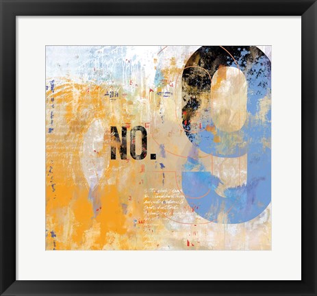 Framed Motherwell No. 9 Print