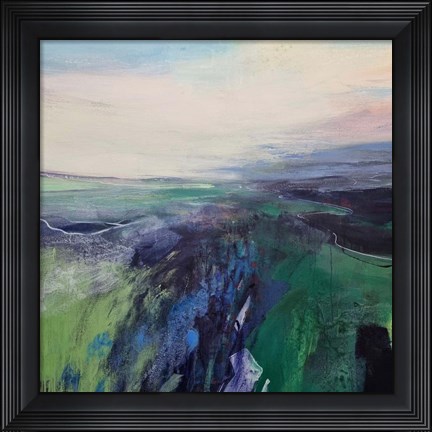 Framed Viridescent Valley No. 1 Print