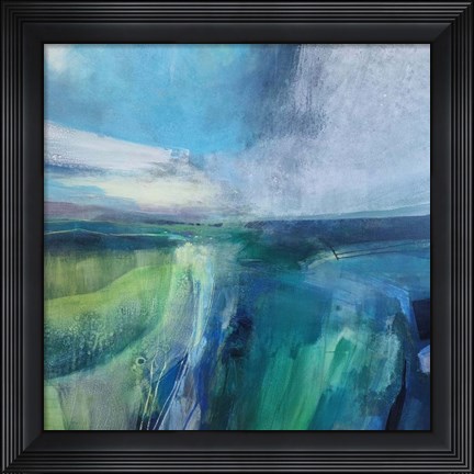 Framed Viridescent Valley No. 2 Print