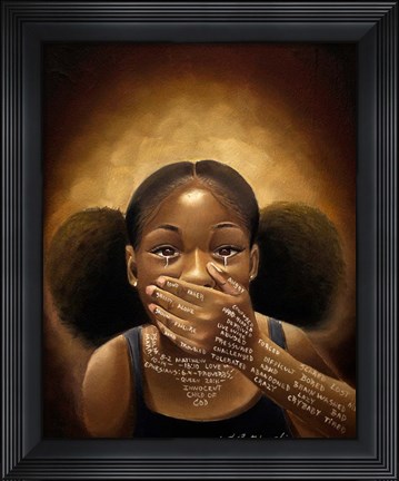 Framed Words We Never Said Print