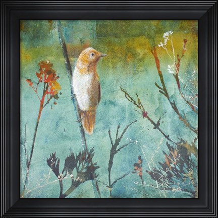 Framed Australian Reed Warbler Print