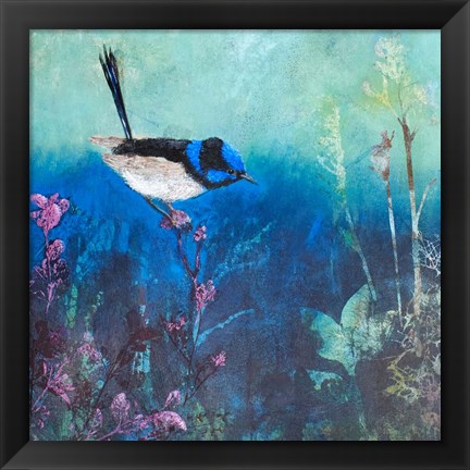 Framed Wren at Dusk Print