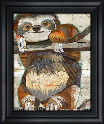 Framed Sloth Print