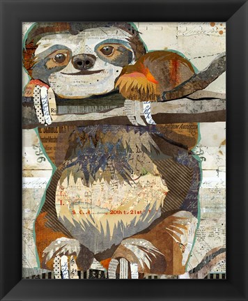 Framed Sloth Print