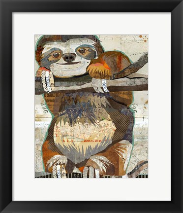 Framed Sloth Print