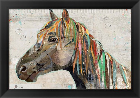 Framed Wild Horse Print