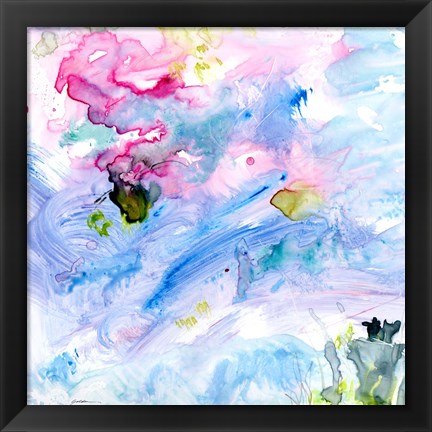 Framed Violet Waters Print