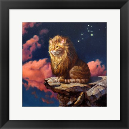Framed Leo Print